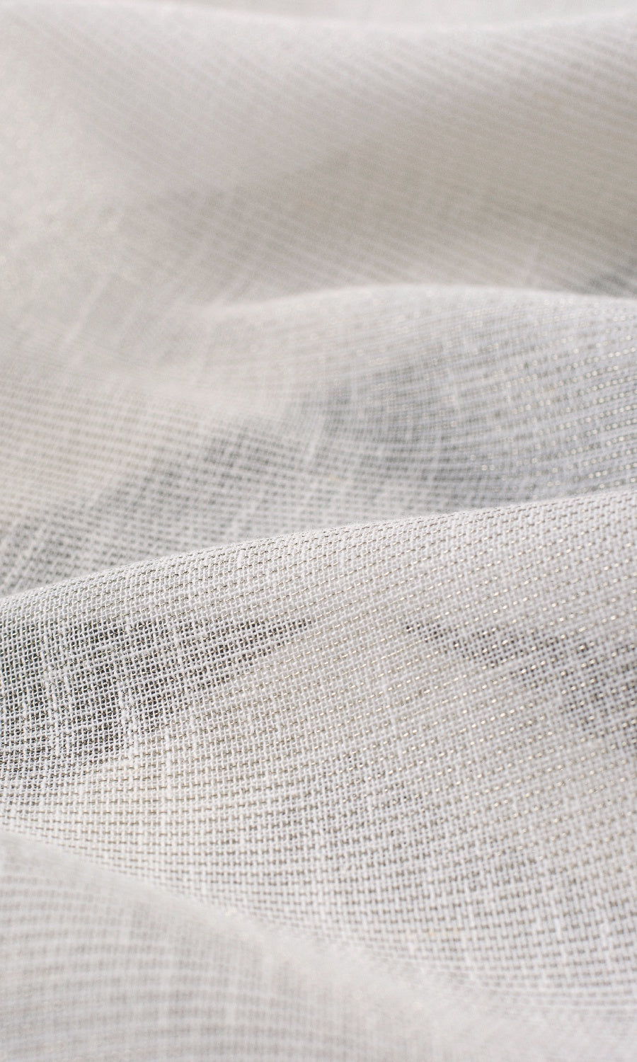 Sheer Made-to-Measure Roman Blinds (Creamy White)