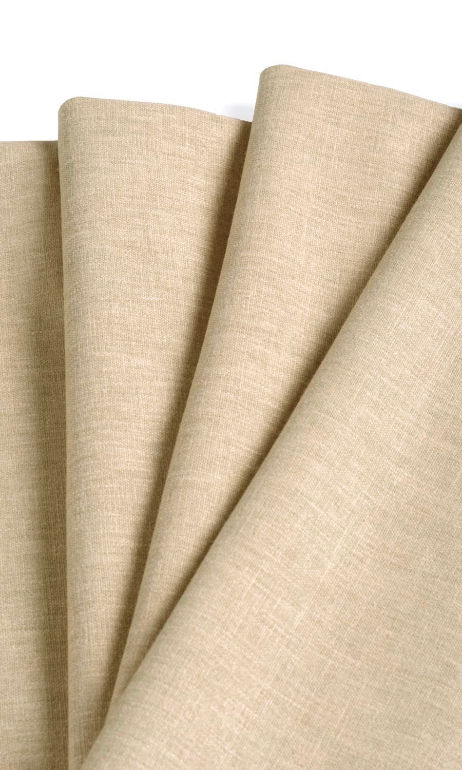 Linen Texture Blinds (Wheat Beige) for Living, Bedroom, Kitchen, Bathroom