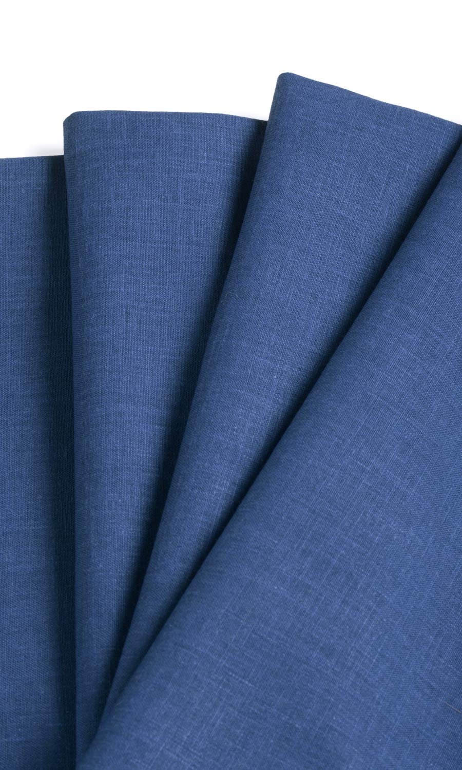 Poly-Cotton Blend Shades (Cobalt) for Living, Bedroom, Kitchen, Bathroom