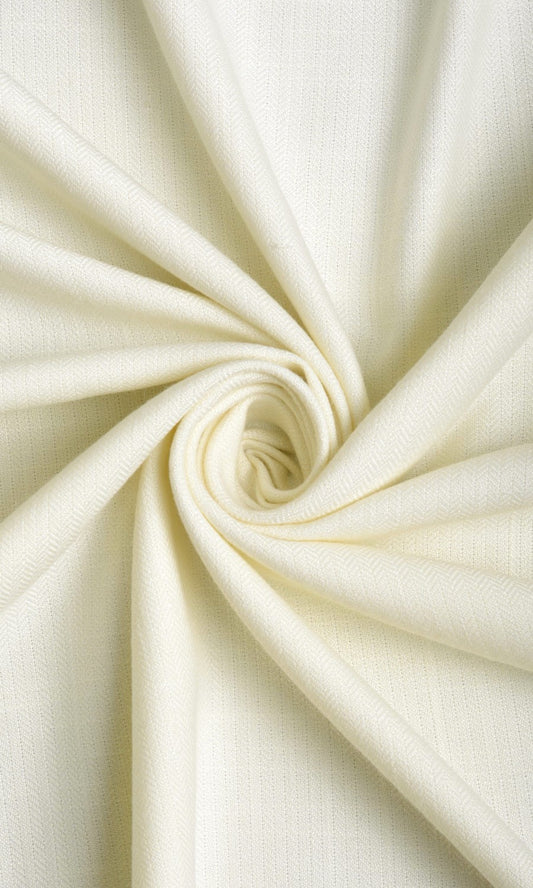 Herringbone Textured Shades (White/ Cream)