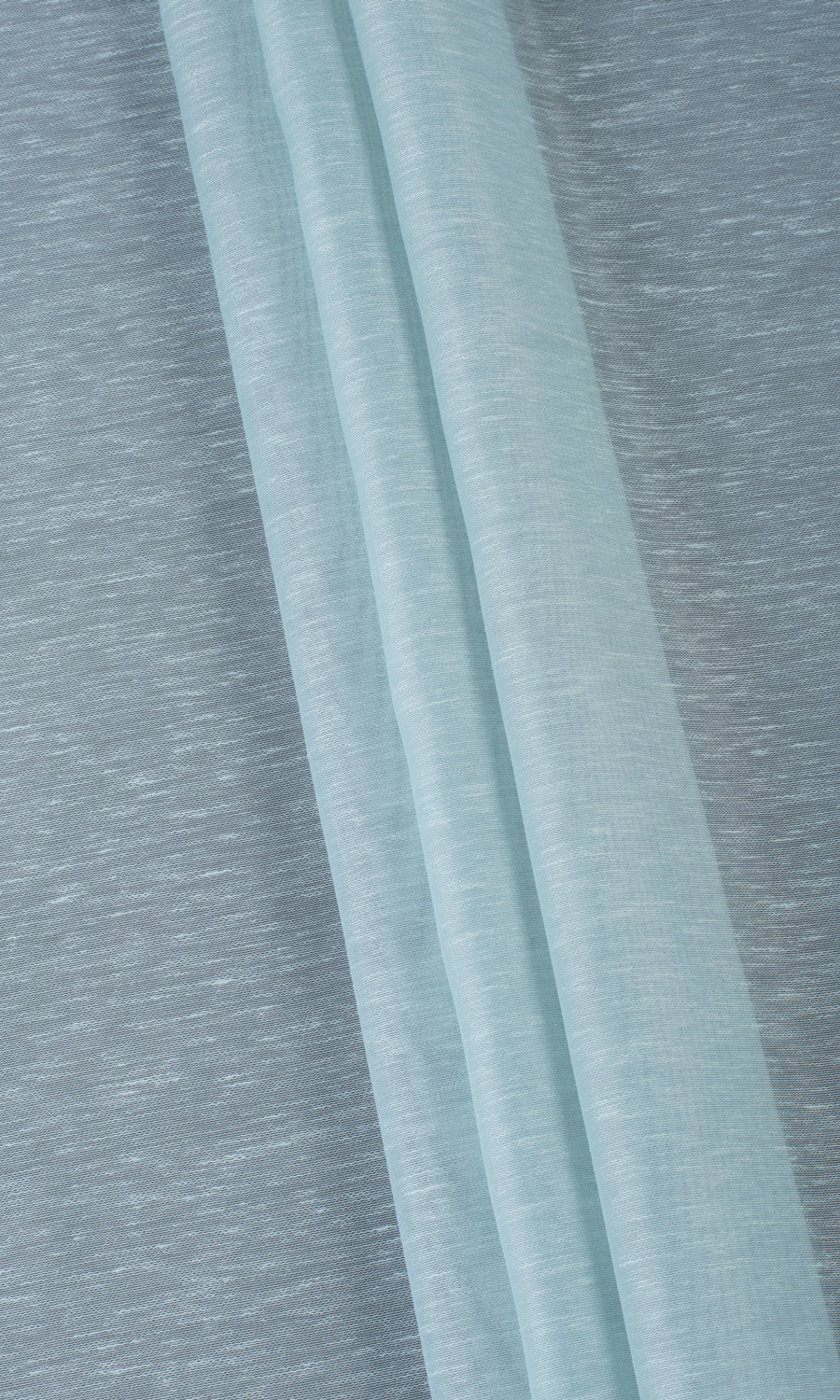 Textured Sheer/ Voile Home Textile Fabric Material Sample (Light Blue)