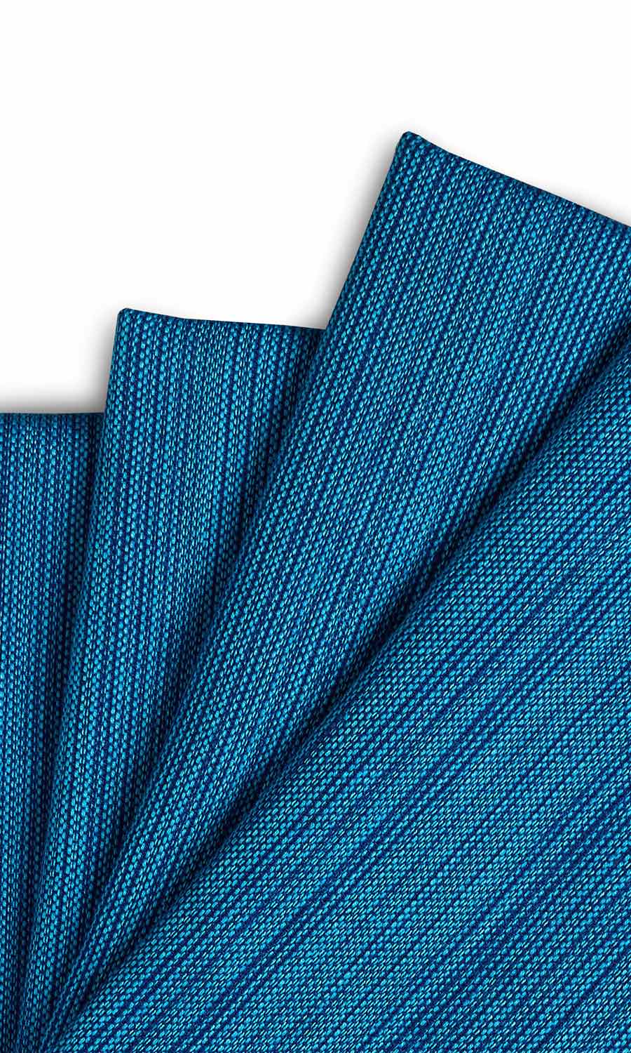 Cotton Fabric Blinds (Blue) for Living, Bedroom, Kitchen, Bathroom