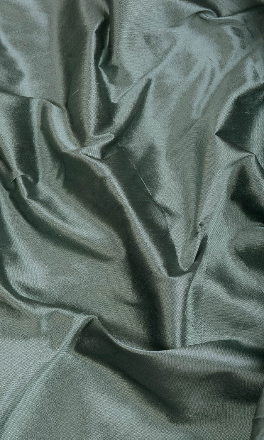 Shantung Silk Fabric Material By the Metre (Ocean/ Teal Blue)